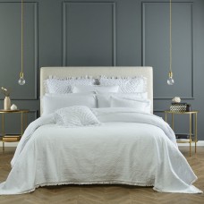 Verona White Bedspread Set | Queen Bed (By Bianca)