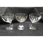 Dessert Bowls/Glasses Set of 6 Jerba Clear Saphire Italian Bormioli Rocco