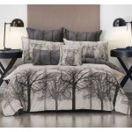 STAG KING SIZE QUILT COVER SET WITH 2 EURO COVERS  BY BIANCA
