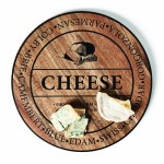 s & P   Wooden Cheese Board